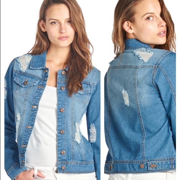 Blue Age Jeans USA Jackets & Blazers - Distressed Denim Jacket